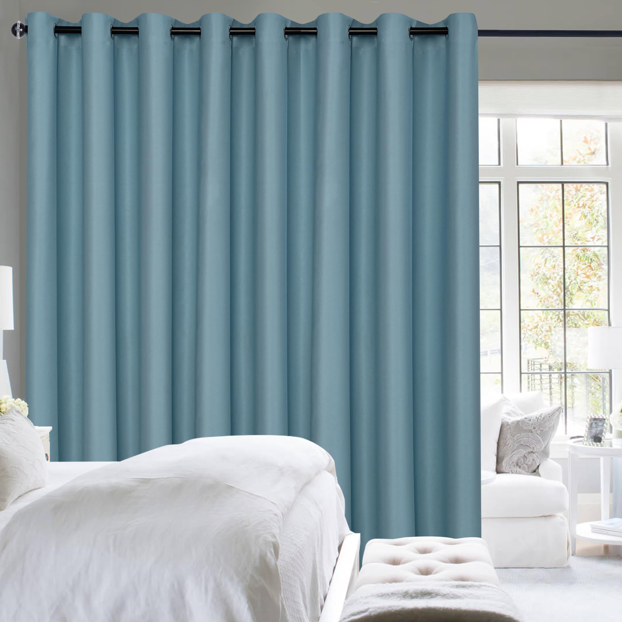Hiasan Sliding Patio Door Blackout Curtains,1 Panel