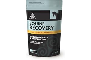 Purica Recovery Extra Strength Equine Supplement 1 kg Powder, Advanced Horse Mobility Formula with MSM Glucosamine and Hyalur