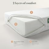 Tutti Bambini Alba Cot Bed Bundle White 140x70 with Eco-Fibre Mattress view 3
