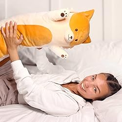 Cuddle Paws Fox Body Pillow for Kids 23 inches, Fox
