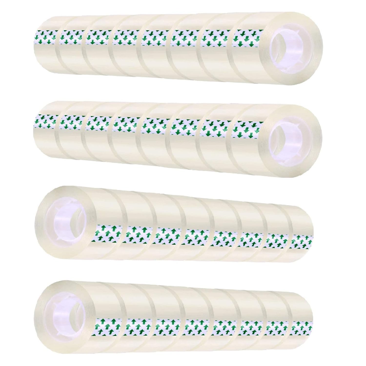 Transparent Tape Clear Tape, 32 Rolls Clear Adhesive Tape for Office, Home, School Each Roll 3/4 x 1000 Inches: Industrial & Scientific