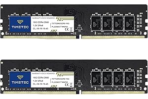 Timetec Premium 32GB KIT(2x16GB) DDR4 2666MHz PC4-21300 Non-ECC Unbuffered 1.2V CL19 2Rx8288 Pin UDI...