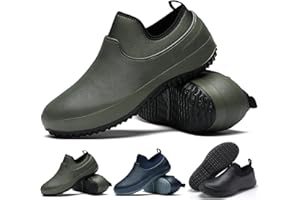 Non Slip Work Shoes for Women Men Waterproof Chef Shoes Garden Shoes