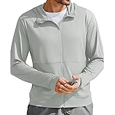 Men's UPF 50+ Full Zip Up Sun Protection Hoodie Jacket Long Sleeve Lightweight UV Shirts for Men Hiking Fishing