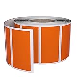 Royal Green Rectangular Color Coding Sticker Roll