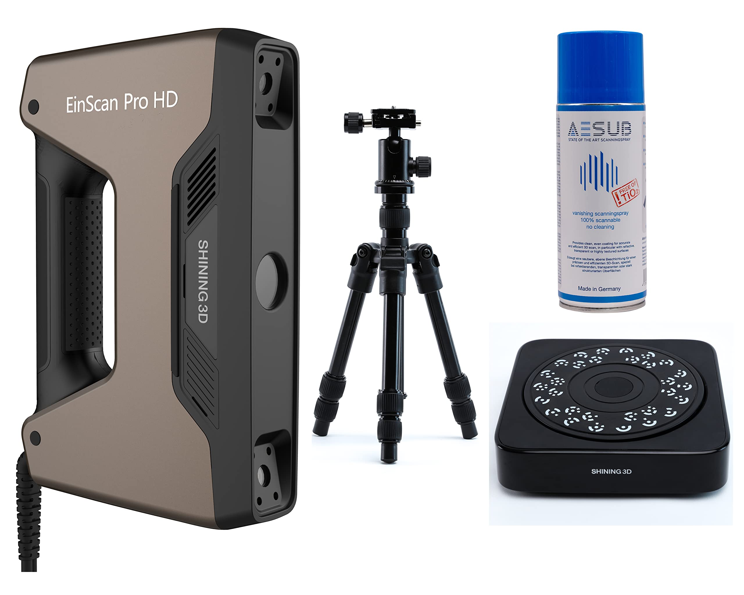 Mua 2024 EinScan Pro HD Handheld 3D Scanner with TurnTable & Tripod, 0 ...