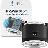 Kiiroo Powershot Interactive Male Vibrator | Connect via Bluetooth &amp; App, 5 Manual Modes and Custom Patterns, Compact, Travel-Ready, Quiet, Stamina Trainer