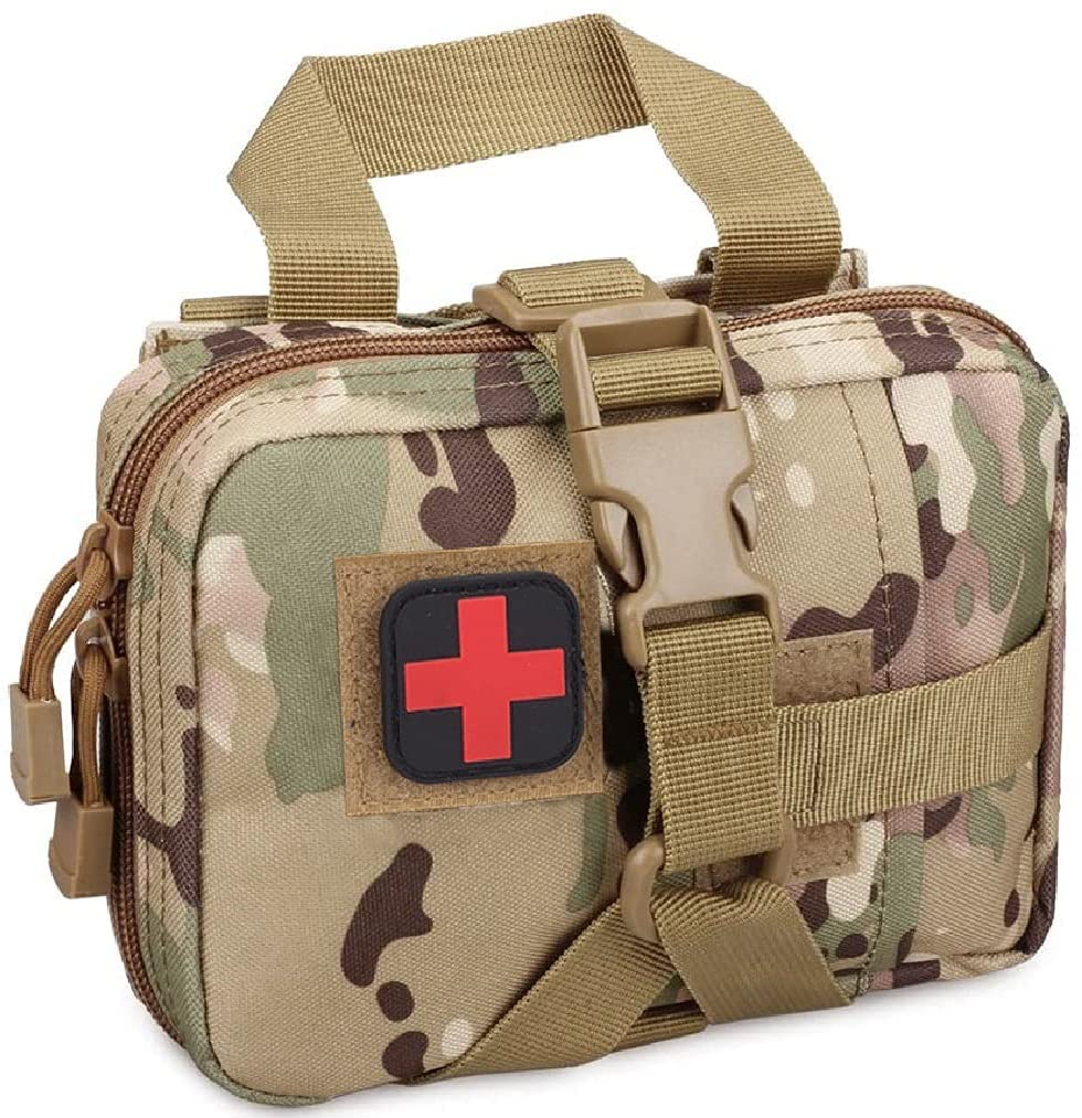 First Aid Kit Car, Tactical Emergency First Aid Bag, Empty, Camouflage, Tactical