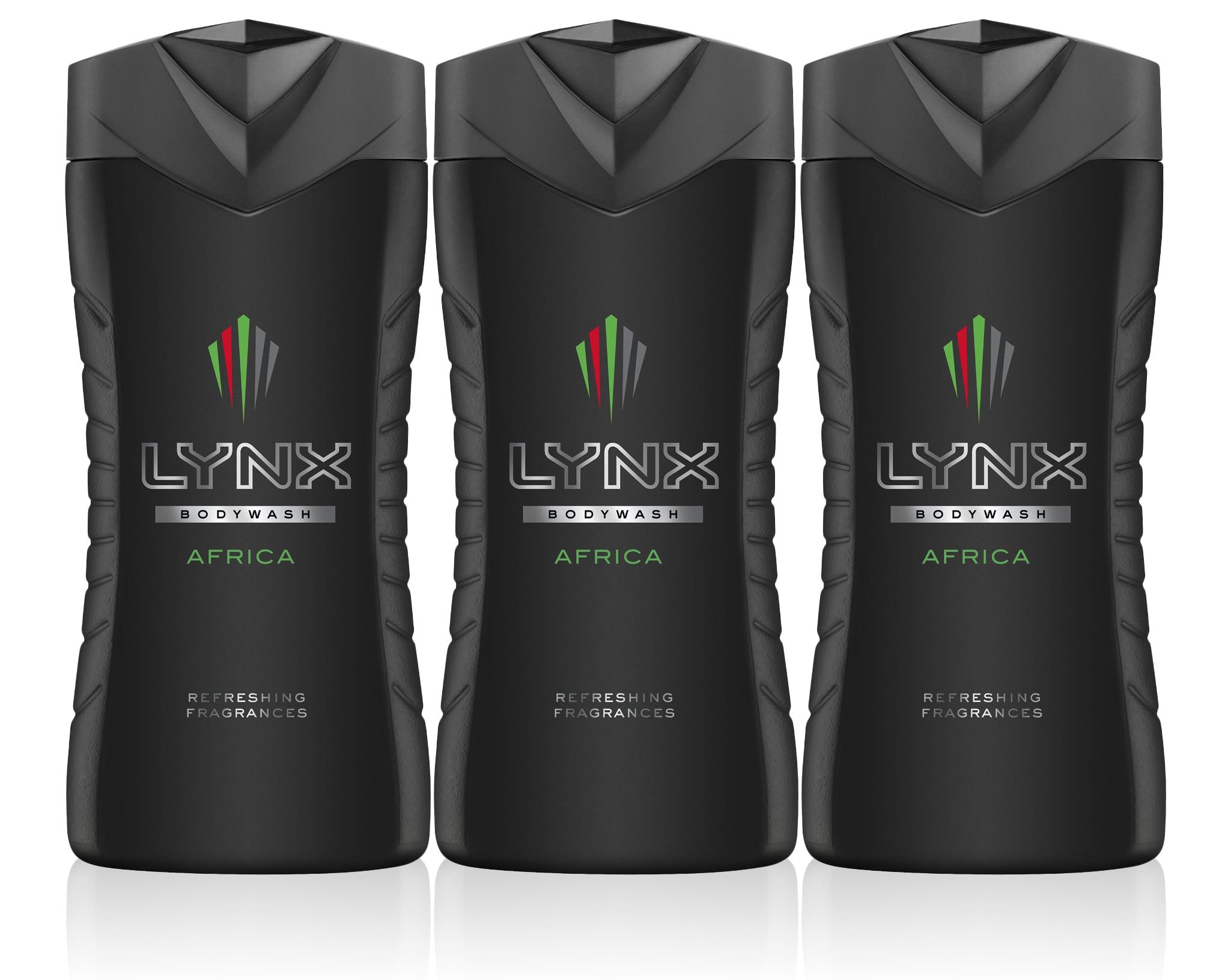 3x Lynx Africa Shower Gel Mens Body Wash 250ml eBay