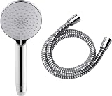 Mira Zest 90mm Eco Shower Head and Hose Chrome 3-Spray