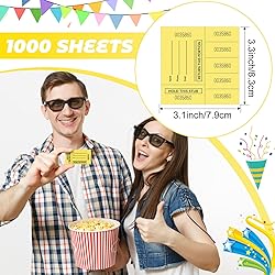 Kosiz 1000 Sheet 5 Bid Raffle Tickets Chinese