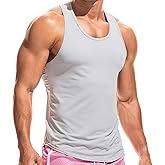 AIMPACT Men's Workout Tank Tops Quick Dry Gym Sleeveless Y Back Design for Muscle Fitness Bodybuilding