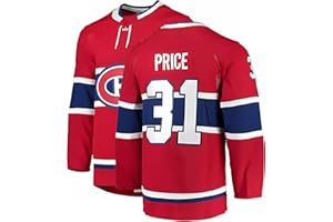 PECTNK Custom Mens Home Beliveau Price Hockey Jersey Player Long Sleeves