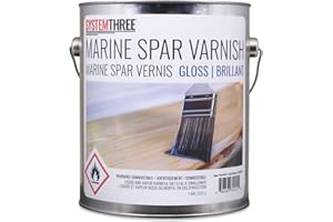 SYSTEMTHREE System Three Marine Spar Varnish, Gloss, 1 Gallon Can