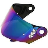 SIMPSON Mod Bandit Accessory Shield (MBISE) - Iridium | Iridium - Reflective Shield for Mod Bandit Motorcycle Helmet - Easy to Install, Pinlock Ready