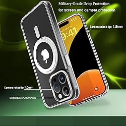 chitri Compatible with 15 Pro Case,360° Rotatable