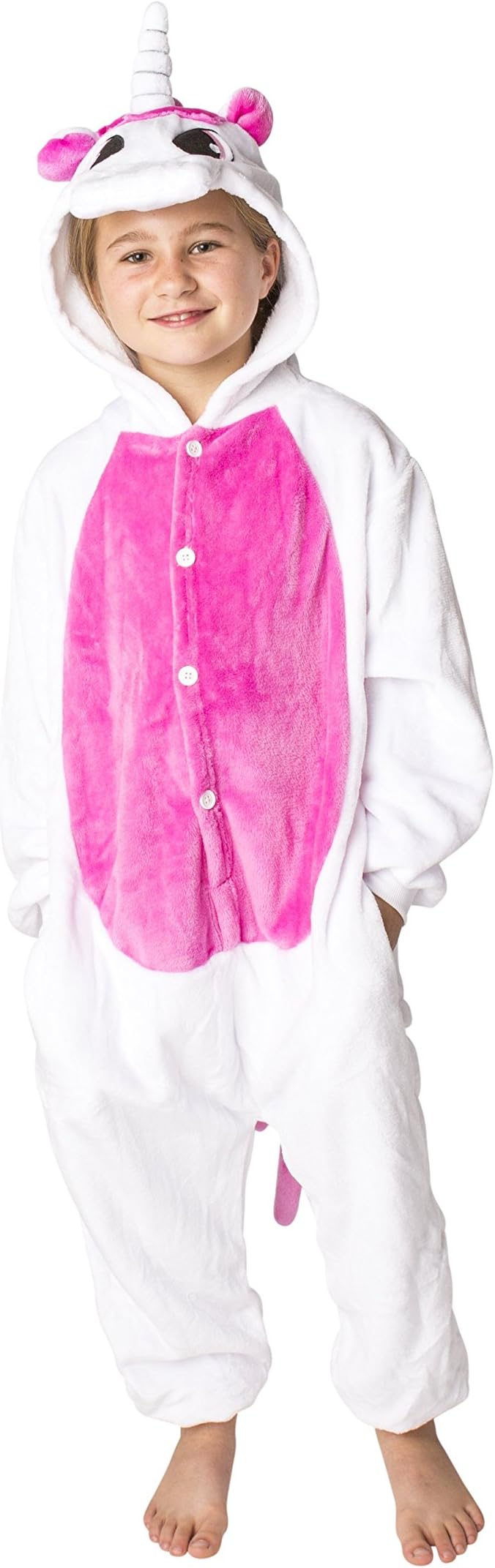 Juxy Couture Kids Unicorn Onesie Pajamas Kigurumi Costume for Girls and Boys