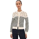 FRAME Women's The Coastal Stripe Cardigan