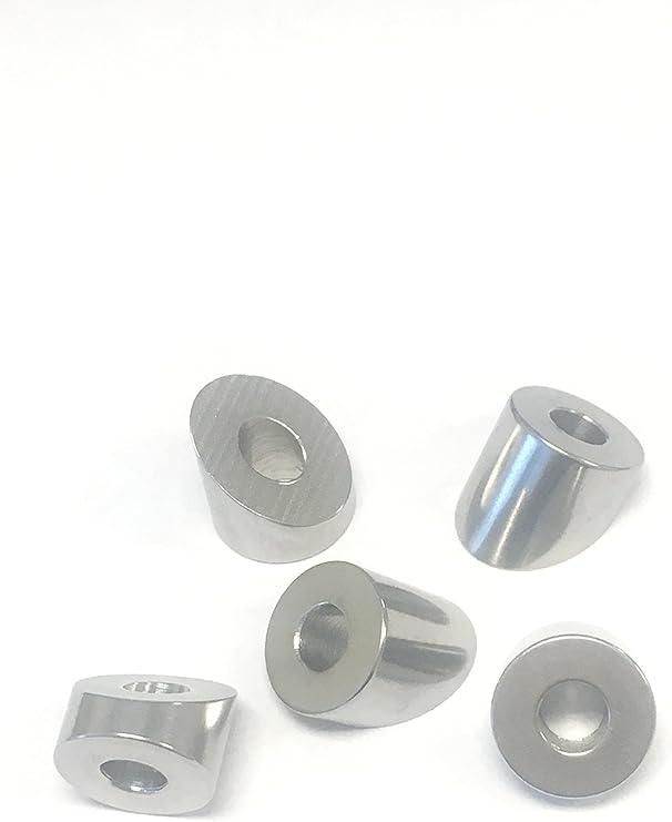 5pc Set Stainless Steel T316 37 Degree Angled Beveled Washer Square