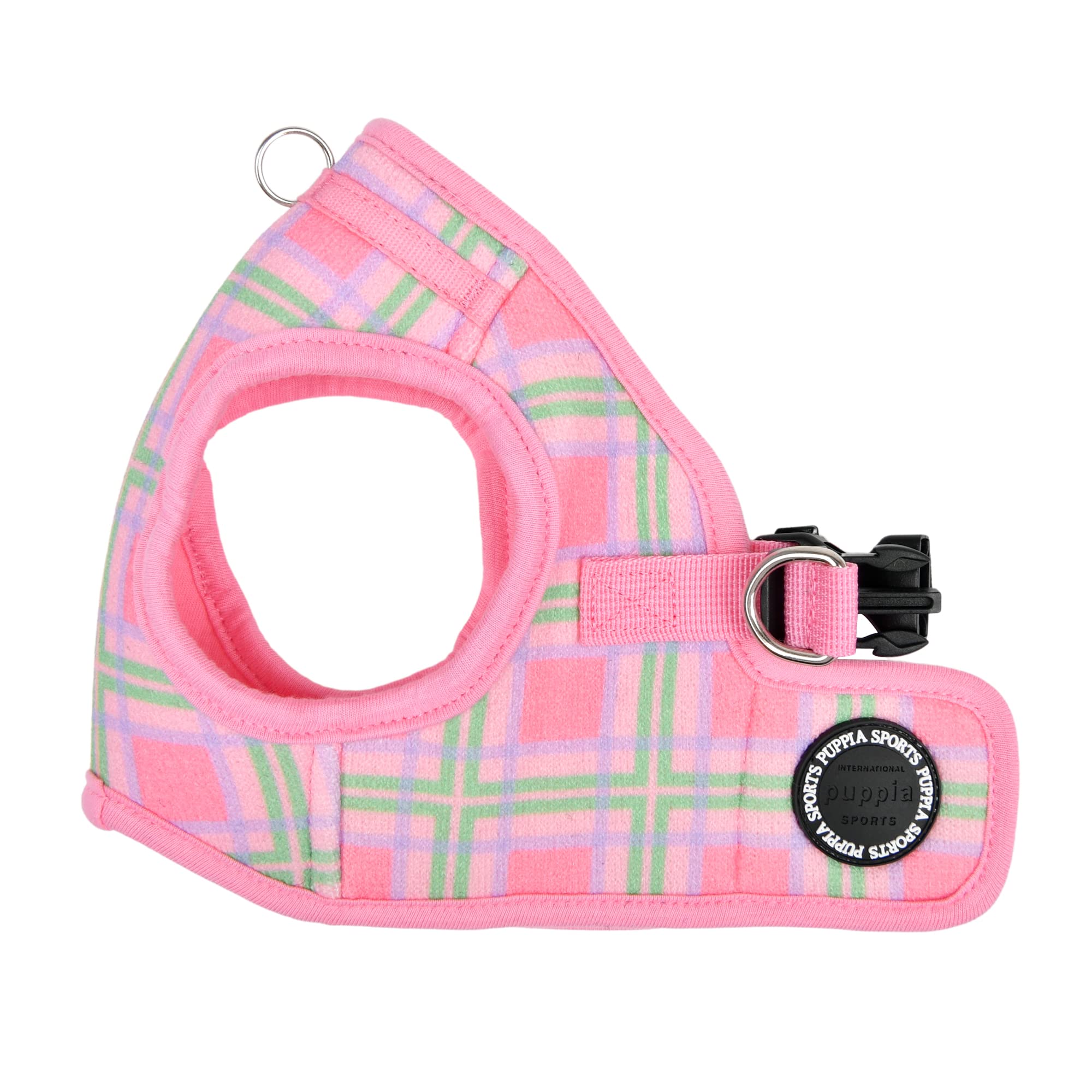 Puppia Jaylen Step-in Vest Dog Harness No Choke No Pull Walking Training for Small and Medium Dog, Pink, L