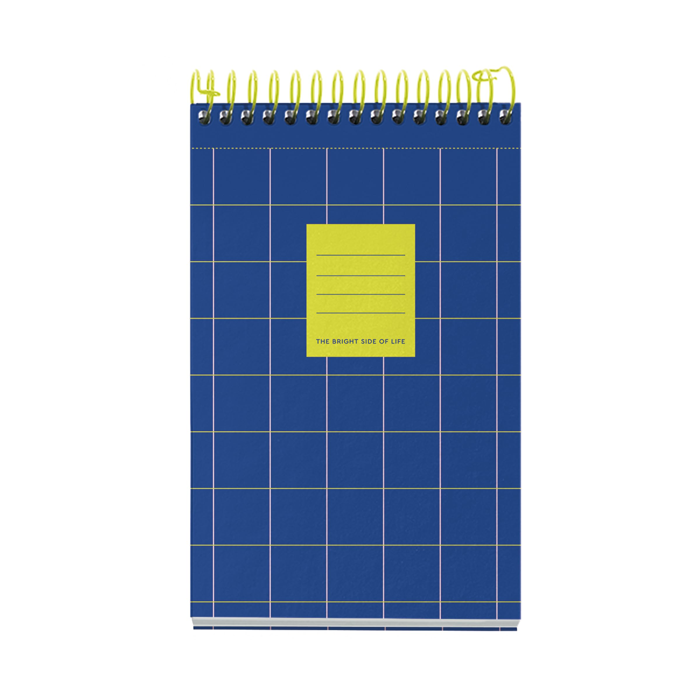 Miquelrius - A6 Notebook (105 x 148 mm), 120 70 g/m² Squared Sheets, Rigid Cardboard Cover, 4 Colour Bands, Spiral, No Drilling, Squared Notebook, Cute Stationery, Blue Bright