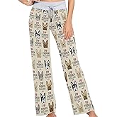 ZzWwR Womens Stylish Comfy Cute Drawstring Lounge Pajama Pants High-Waist Wide Leg Girls Sleepwear Long Yoga Pjs Bottom