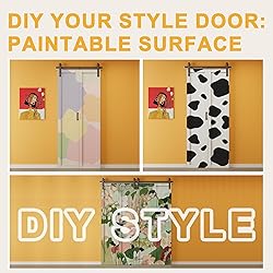 Paintable Bifold Barn Door, Fingerprint-Resistant 3