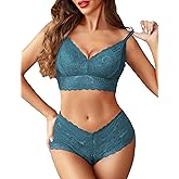 Avidlove Sexy Lingerie Set for Women Lace Bra and Panty Set 2 Piece Lingerie Set Exotic Lingerie Sets