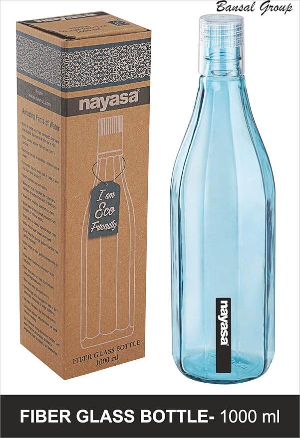 NAYASA Fiber Glass Super Plastic Bottle 1 Litre by Bansal Group (Fiber