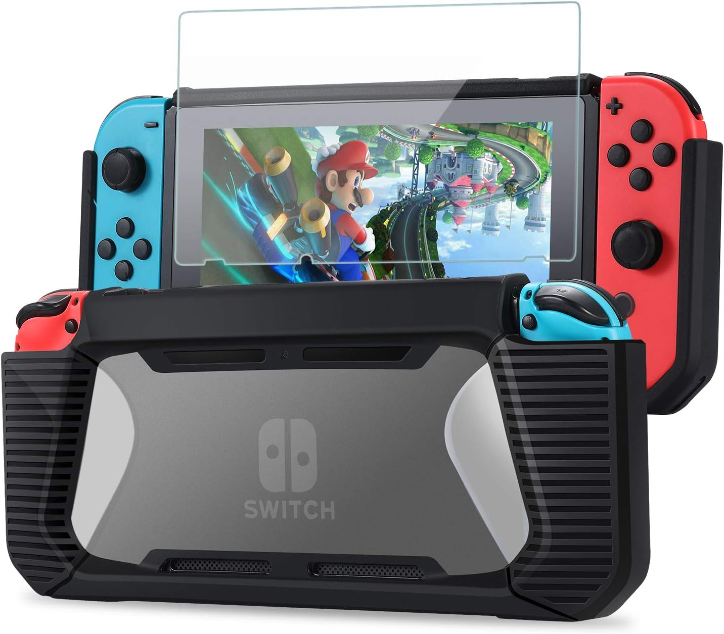 Tasikar Heavy Duty Case Compatible with Nintendo Switch Enhanced Grip