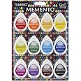 Tsukineko MD-012-100 12-Piece Assortment Memento Dew Drops Fade-Resistant, Gum Drops