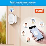 Fuers WiFi Door Window Alarm Sensor Magnetic Contact Alexa Google Home Tuya App view 4