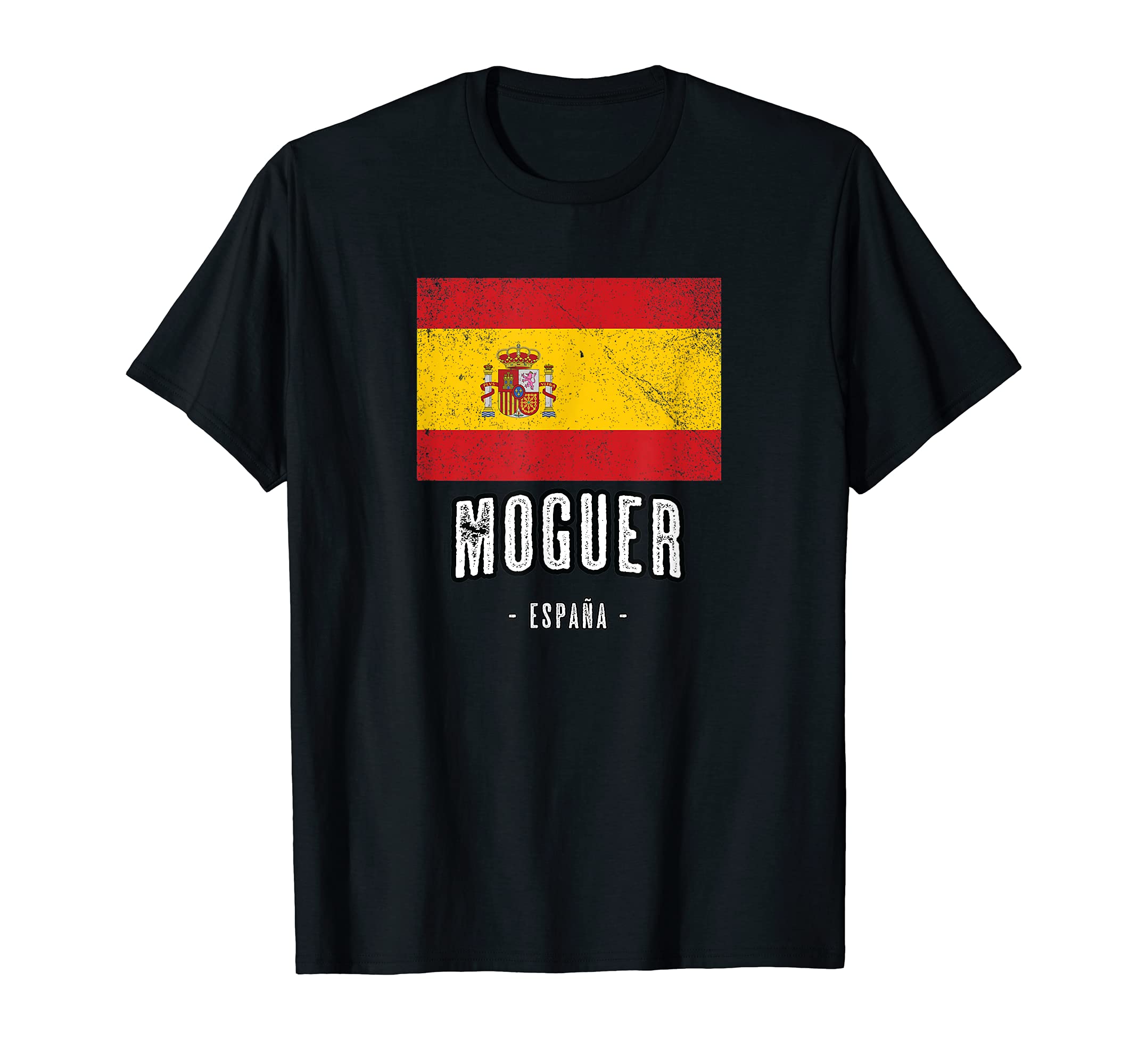Moguer Spain | ES Flag, City - Bandera Ropa - T-Shirt
