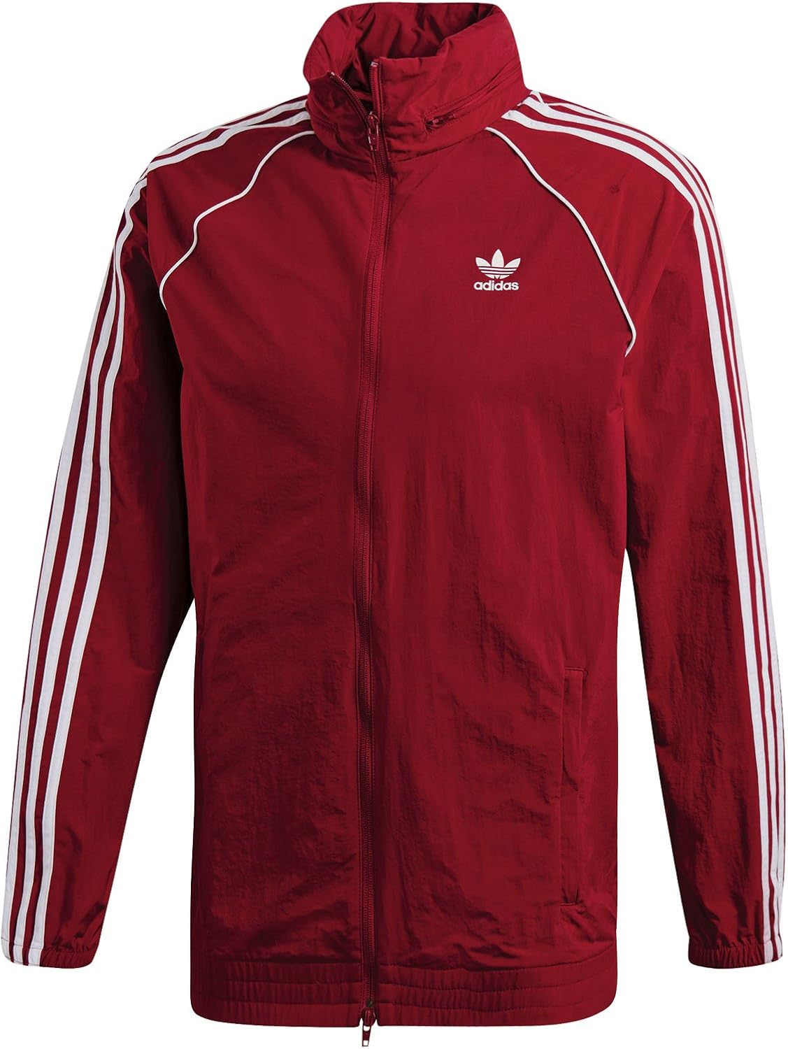 adidas sst windbreaker red