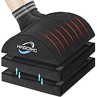 WADCIMC Foot Rest for Under Desk at Work, Warmer Feet Pocket Footrests,Foot Stool with Washable Cover,Comfortable Footrest wi
