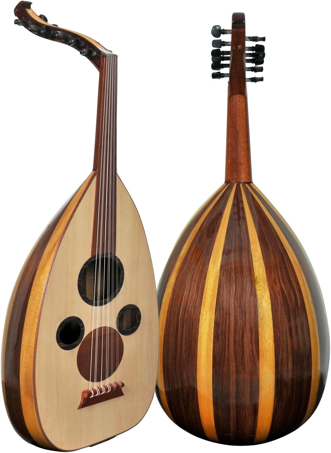 Professional Arabic Oud "The Turkish Star" Cat#AU2-CI with Soft carry case
