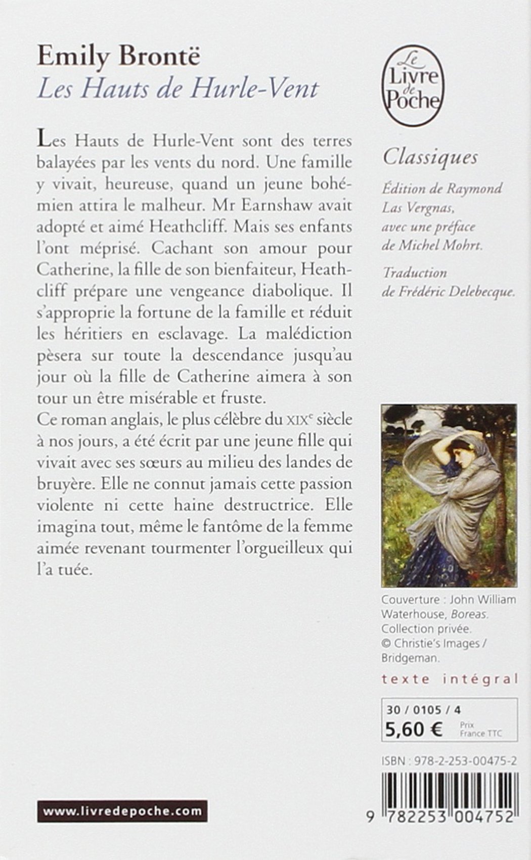 Les Hauts De Hurle Vent Le Livre De Poche Wuthering Heights 105 Amazon Co Uk Bronte Emily 9782253004752 Books