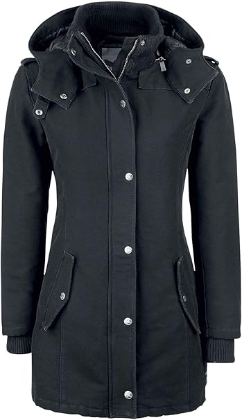 plain black winter jacket