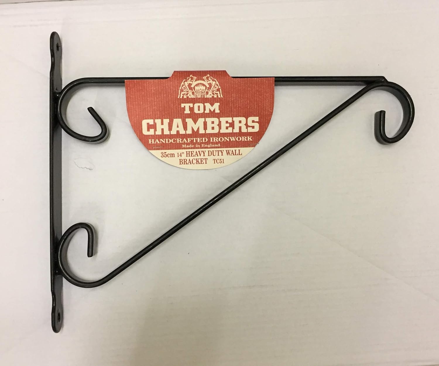 Tom Chambers Heavy Duty Wall Hanging Basket Bracket 35cm 14” Amazon.co.uk Garden & Outdoors