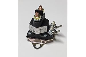 USAUTOELECTRIC New Genuine OEM Trombetta TR 892-1221-210-50, 892-1221-210 Starter Solenoid for Lawn & Garden, ATV and Small Engine. with Nut Hardware