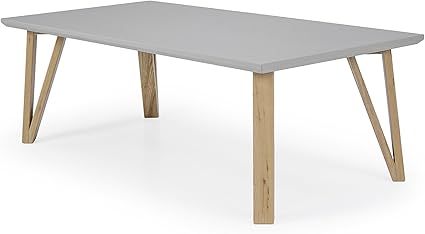 Tenzo Cross Designer Table Basse Chene Gris 60x120x40 Cm Amazon Fr Cuisine Maison