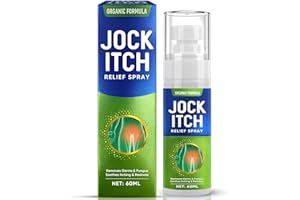MAOYPANAMERA Jock Itch Relief Spray, Extra Strength Jock Itch Spray Stops Itching and Soothes Itchy Skin, Cooling Menthol & Natural Formula Works for Athlete’s Foot