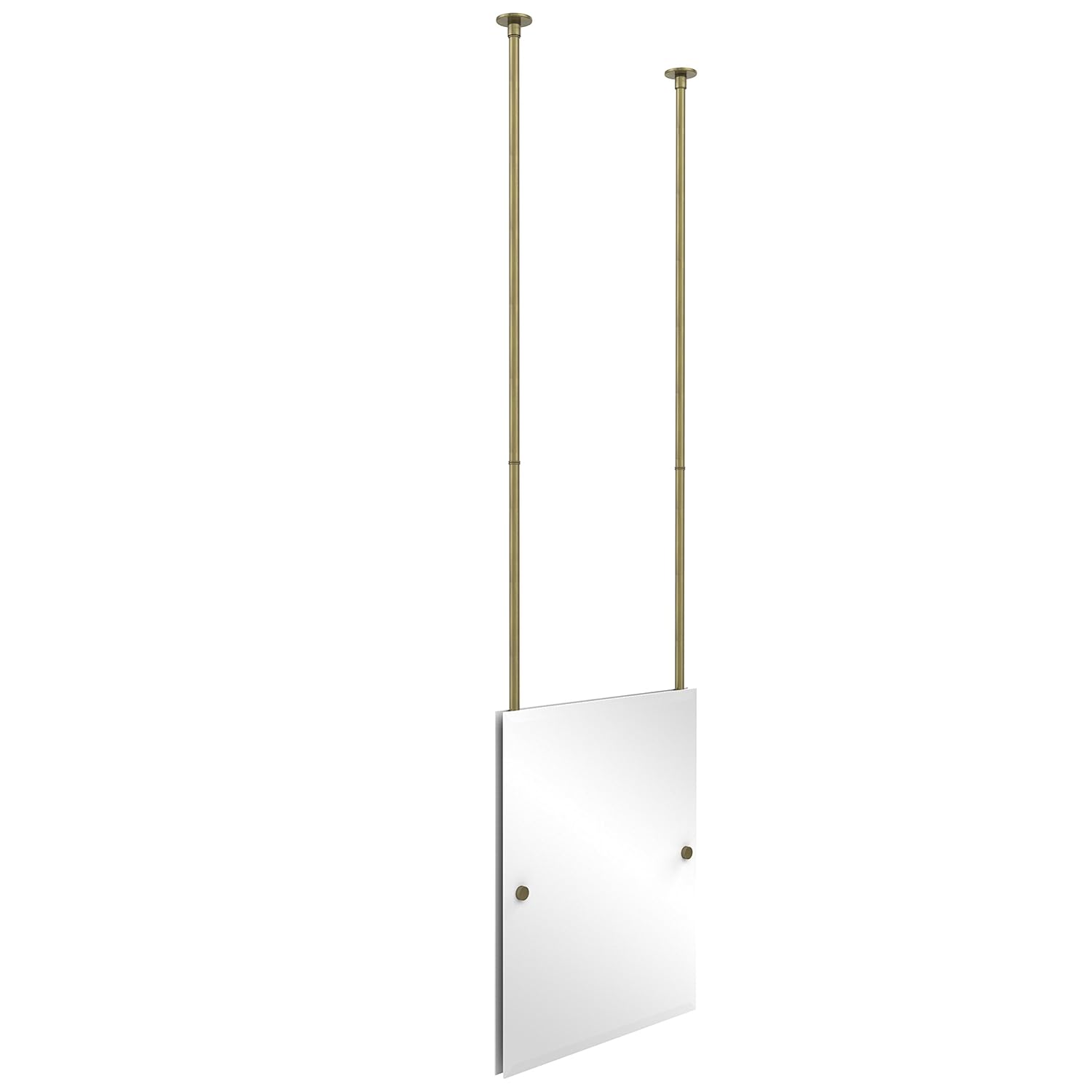 Allied Brass Ch 92 Abr Rectangle Ceiling Hung Mirror Antique