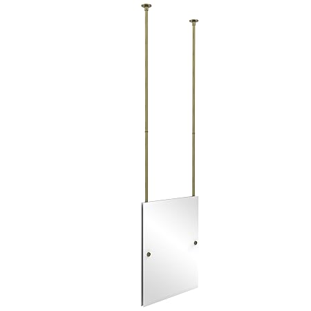 Allied Brass Ch 92 Abr Rectangle Ceiling Hung Mirror Antique
