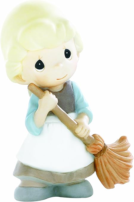 Amazon Com Precious Moments I M Swept Away By You Figurine Home Kitchen