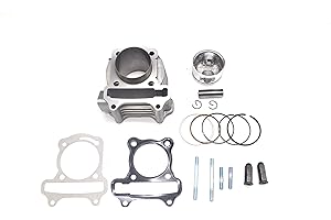 Chanoc 100cc Big Bore 50mm Cylinder Rebuild Kit for GY6 50cc ATV Moped Scooter 139QMA 139QMB