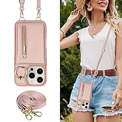 Jcxtrombulous Crossbody Wallet Case for iPhone 15