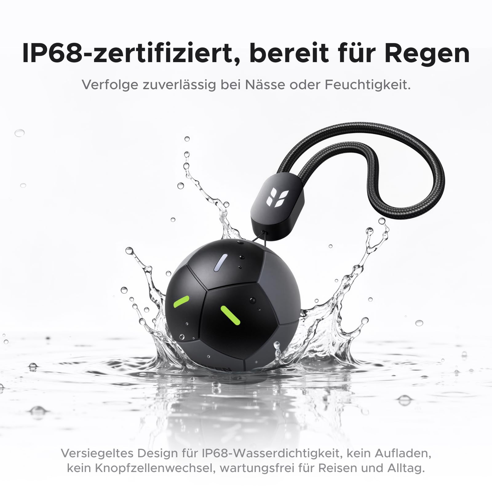 UGREEN FineTrack 2 Fußball Tracker kompatibel mit Apple Find My (nur iOS) 5