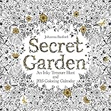 Secret Garden 2016 Wall Calendar: An Inky Treasure Hunt and 2016 Coloring Calendar by 