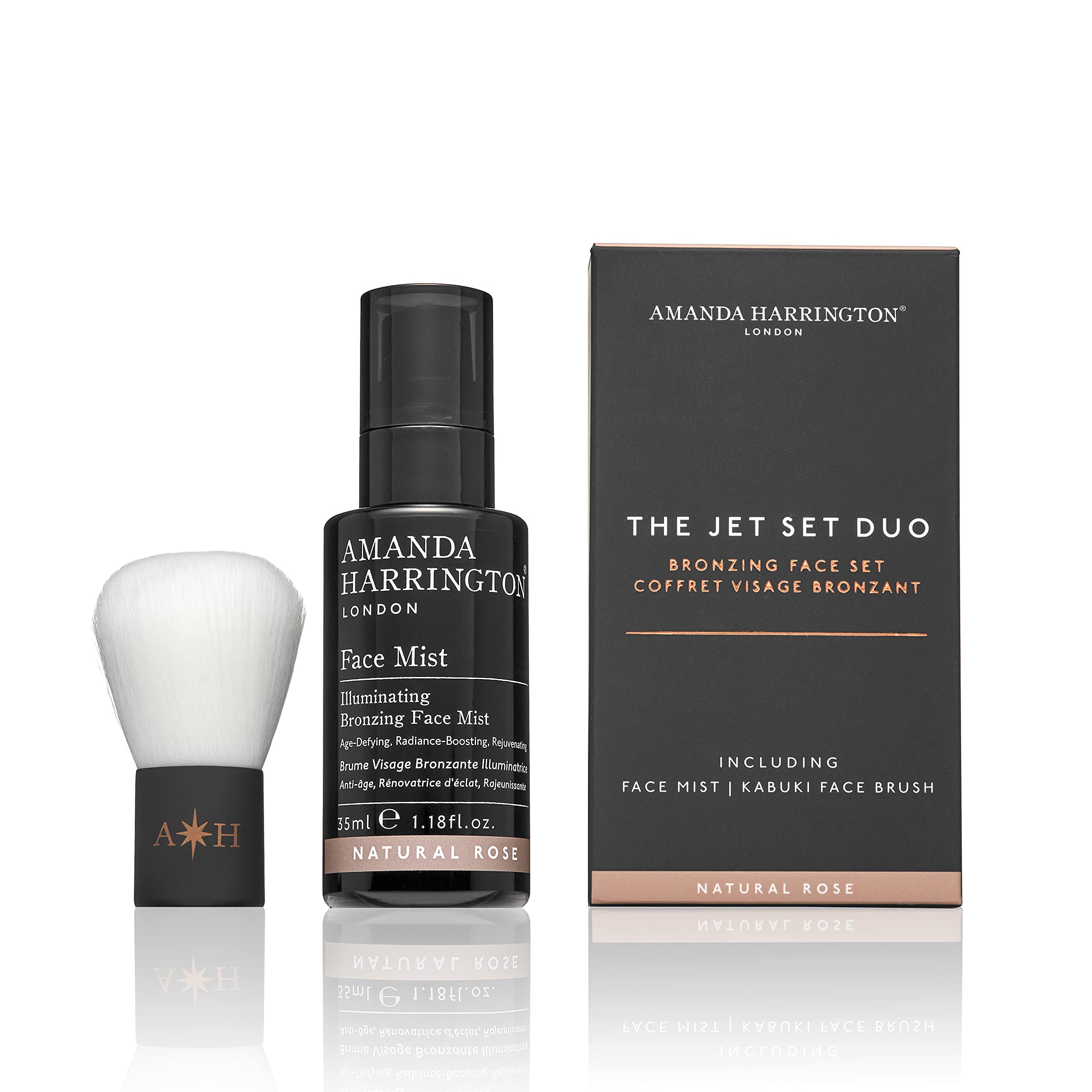 Amanda Harrington London The Jet Set Duo Natural Rose